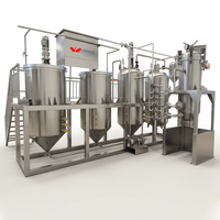 Machine de raffinage/pressage/traitement/extraction d'huile comestible de graines de coton, capacité 0,5-200 tonnes par jour, prix usine