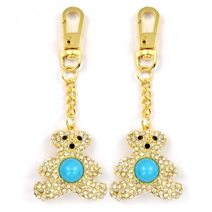 おもちゃ人形の金型カスタムミニ小型3Dキーチェーンシルバーメタルステンレススチールかわいいケアベアキーチェーン - Product Image 5