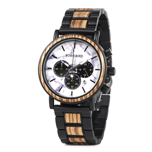 Consegna Rapida <span class=keywords><strong>Orologio</strong></span> di Lusso in Legno per <span class=keywords><strong>Uomo</strong></span> Cronografo al Quarzo alla Moda con Funzioni Personalizzate in <span class=keywords><strong>Elegante</strong></span> Confezione Regalo in Legno - Product Image 2