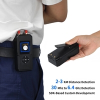 Détecteur de drones FPV portable à main, toutes fréquences, 300-6200 MHz, 2 km, anti-drone, conception personnalisée, développement CKD