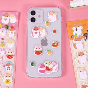 Ensemble d'autocollants de fête pour enfants, étiquette imprimée en mousse 3D avec Logo, <span class=keywords><strong>Kawaii</strong></span> - Product Image 3