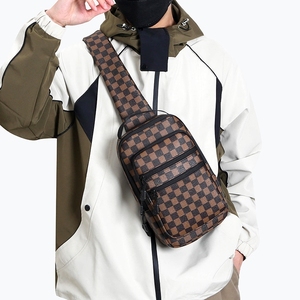Bolsas de peito masculinas, transversais, de ombro único, com grande capacidade de armazenamento, mochilas multifuncionais, resistentes à água. - Product Image 4
