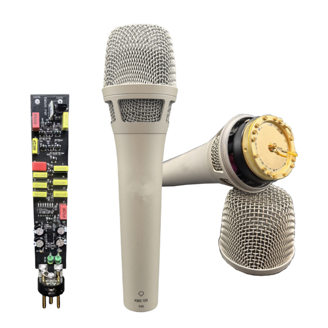 48V 34mm K87 Gold Capsule KSM105 Professional Cardioid Condenser Microphone XLR High SPL Handling Wired for Recording