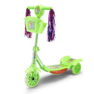 Trottinette en plastique <span class=keywords><strong>Tango</strong></span> à 3 roues colorée pour enfants, assemblage en acier Trix - Product Image 3