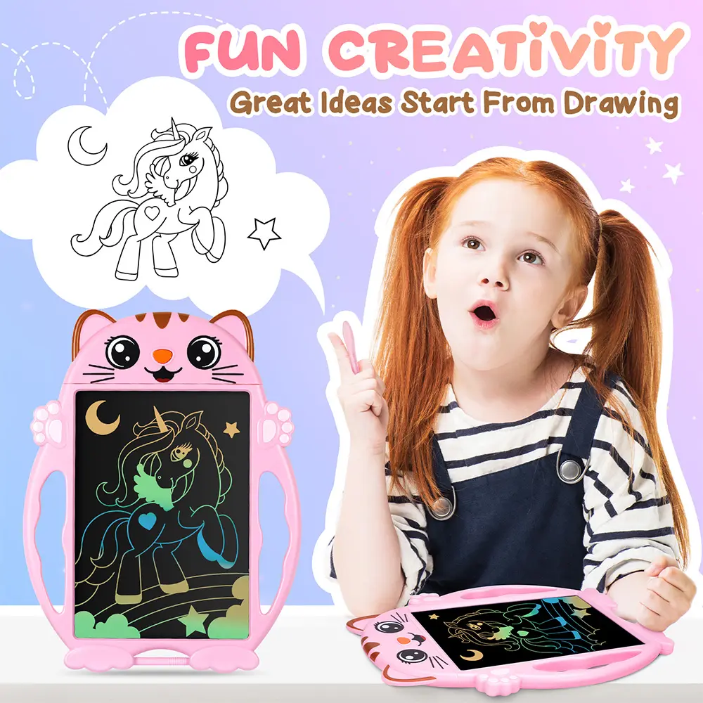 Wholesale Portable 8.5 inch Lcd E Writing Pad Board 3 In 1 Function Erasable Doodle Drawing Board For Kids Gift