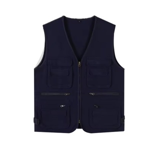 Chaleco de Trabajo de Algodón Grueso de Estados Unidos, de Buena Calidad, con Múltiples Bolsillos, para Fotografía, Chaqueta de Empleado, Personalizable con Impresión, para Verano - Product Image 1