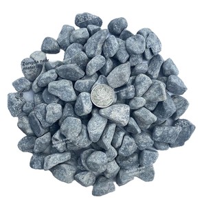 Темно-серый черный гравий и щебень (25,00 кг) для ландшафтного дизайна дворов и садов, мощения дорожек - Product Image 5