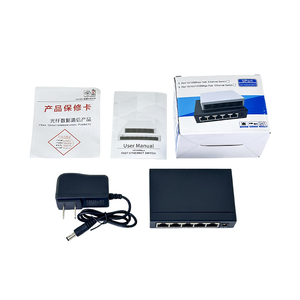 Metal Case 5 <strong>Port</strong> 2G POE VLAN Supported Gigabit <strong>Ethernet</strong> Network Switch <strong>Hub</strong> for Home Desktop - Product Image 2