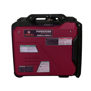 Holfill Fw6500ise Inverter <b>Generator</b> 5500W 24V 50Hz Portable <b>Gasoline</b> <b>Generator</b> For Home Outdoor Camping - Product Image 2