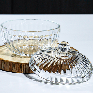 Barattolo di <span class=keywords><strong>Vetro</strong></span> per Caramelle con Coperchio, Colore Personalizzabile, Lussuoso Stile Europeo, Contenitore Decorativo all'Ingrosso, Scatola Regalo per Matrimonio, Zuccheriera in <span class=keywords><strong>Vetro</strong></span> - Product Image 3