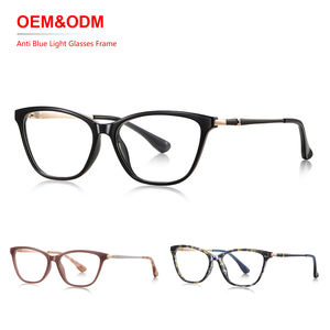 Gafas Anti Luz Azul Negras Unisex, Bloqueo de Luz Azul, Venta al Por Mayor, Moda, Alta Calidad, Logotipo Personalizado, Marco TR90 Cuadrado, Ligeras, OEM - Product Image 1