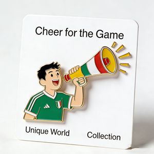 Pin de Solapa de Esmalte Metálico Personalizado con Diseño '<span class=keywords><strong>Guess</strong></span> You Like', Souvenir de Competición de Fútbol, Esmalte Duro, Premios y Regalos - Product Image 1