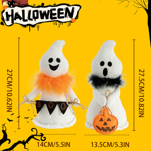 Figura de Fantasma de Tela para Halloween - Adorno de Escritorio Duradero y Ecológico para Decoración del Hogar y Accesorios para Fiestas - Product Image 3