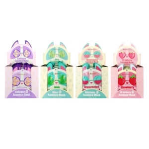 Masker Wajah Kiss Beauty Kolagen Berkualitas Tinggi dengan Esens Buah Aloe Vera, Melembapkan dan Menghidrasi, Kemasan Bentuk Kucing - Product Image 6