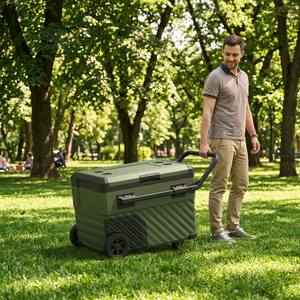 Nevera Portátil GCSOAR ESW40/50/60 de 40/50/60L con Ruedas y Asa, DC12V/24V para Auto, Camioneta y Camping CN/GUA - Product Image 1