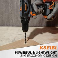 Perceuse à percussion sans fil KSEIBI KSB 20V-40, couple maximal de 40 Nm, mandrin métallique sans clé de 13 mm