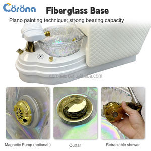 Sillón de Pedicura Profesional de Lujo con Logotipo Personalizado para Salón de Uñas, <span class=keywords><strong>Spa</strong></span> de Pies sin Tuberías - Product Image 6