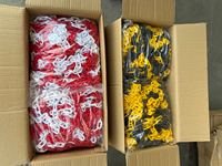 Chaînes de sécurité routière en plastique 6/8 mm jaune/noir rouge/blanc 20 mètres 50 mètres par rouleau vente en gros d'usine