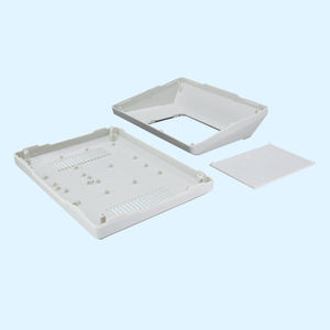 Boîtier de bureau ABS industriel IP54 Fabricants personnalisés Boîte de lecteur de carte à glisser pour instruments de cantine grise Boîtier de carte PCB - Product Image 4