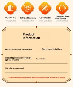 Disponibili in fabbrica, tessere <span class=keywords><strong>da</strong></span> mahjong americano in acrilico <span class=keywords><strong>a</strong></span> quattro strati, portatili, <span class=keywords><strong>da</strong></span> viaggio, mini, con motivo <span class=keywords><strong>a</strong></span> rose e colori <span class=keywords><strong>a</strong></span> blocchi, per <span class=keywords><strong>giochi</strong></span> di carte. - Product Image 6