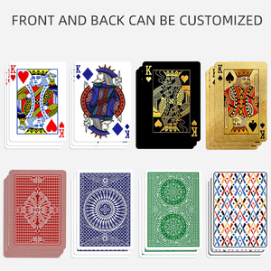 Logo personnalisé 300gsm brillant surface poker carte imprimé publicité cartes à jouer souvenirs pour jeux avec emballage personnalisé - Product Image 5