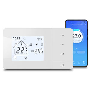 BEOK BOT-W506 <span class=keywords><strong>Thermostat</strong></span> à écran tactile numérique à piles WiFi Tuya Flexible pour chaudière à <span class=keywords><strong>gaz</strong></span> étage salon appartement - Product Image 6