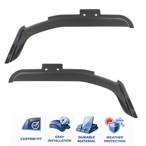 Déflecteurs de vitres et pare-pluie pour <span class=keywords><strong>Volvo</strong></span> <span class=keywords><strong>FH</strong></span> FM - Déflecteur de vent, de pluie et de soleil moulé par injection de qualité supérieure - Product Image 3