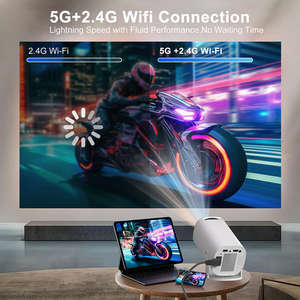 Projecteur portable mini HD pour cinéma maison, Smart TV Android 11, Beamer, téléphone, 4K LCD LED 1080P, projecteur Android, stock USA - Product Image 2