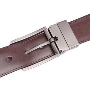 Fabricant OEM ODM <span class=keywords><strong>Ceinture</strong></span> d'affaires décontractée réglable rotative réversible à double face avec boucle en <span class=keywords><strong>cuir</strong></span> véritable - Product Image 6