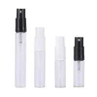 Échantillon gratuit de flacon de parfum en verre transparent mat vide avec vaporisateur