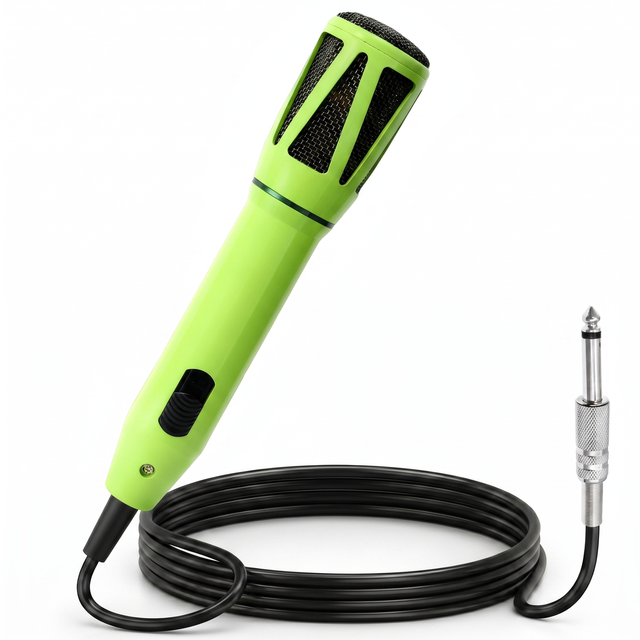 Factory Direct Sales Shunjiayu New Design Wired Karaoke Microphone Heart-shaped Dynamic Handheld Digital Noise Cancelling