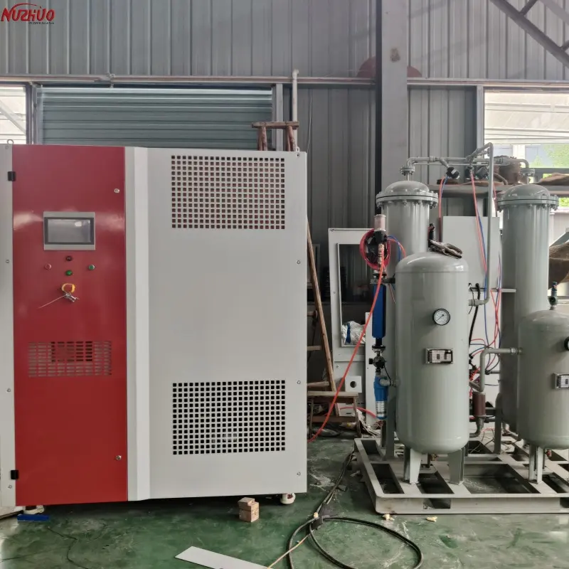 Machine de production industrielle de N2 liquide NUZHUO Système d'alimentation LN2 de qualité alimentaire Vente à chaud en Amérique du Sud