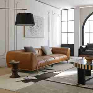 Tốt Nhất Người Bán Cắt Da <span class=keywords><strong>Sofa</strong></span> Sang Trọng Ý Cattlehide Top Layer Bắc Âu 3 Chỗ Ngồi <span class=keywords><strong>Sofa</strong></span> Hiện Đại Bộ - Product Image 1