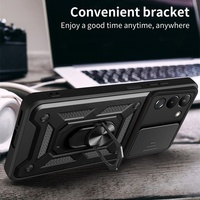 Étui de téléphone portable avec anneau magnétique anti-chute à motif animal pour Infinix Note 11 Pova Neo 2, compatible avec Redmi 10C/Poco X4 Pro