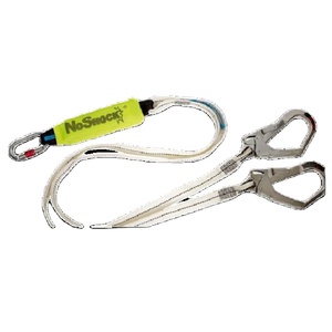 Ceinture de sécurité intégrale JODAH à double corde, en polyester haute résistance, avec boucle à connexion rapide en alliage d'acier, longueur réglable - Product Image 1