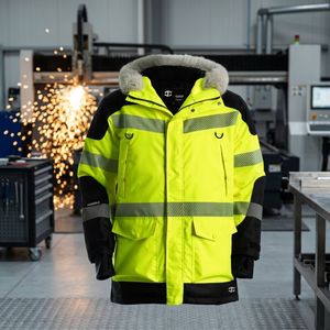 Chaqueta de Seguridad JIADE Clase 3 FR |   <span class=keywords><strong>Parka</strong></span> <span class=keywords><strong>C</strong></span>álida para Clima Frío, Impermeable, de Alta Visibilidad, Resistente a las Llamas, Certificada por NFPA 2112 - Product Image 1