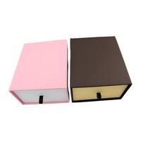 Caja de Regalo de Cartón Rígido con Logotipo Personalizado, Caja de Embalaje de Joyería de Papel de Lujo con Cinta y Tirador para Regalos Cosméticos