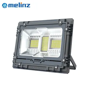 MELINZ ไฟน้ำท่วมภายนอก Ip67กันน้ำ,ไฟ LED พลังงานแสงอาทิตย์100W 200W 300W 500W 800W แบบมืออาชีพ