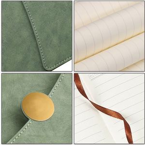 Agenda Personalizada de Cuero PU Premium A5, con Cinta de Seda como Marcador, Cierre Magnético Resistente al Óxido, Papelería Ejecutiva de Oficina - Product Image 2