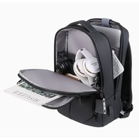 Sac à dos léger et imperméable avec compartiment pour ordinateur portable de 15 pouces, sac de voyage multifonctionnel pour hommes et femmes, ordinateur urbain