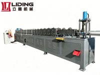 Machine de formage de poutres C et Z à grande vitesse contrôlée par PLC, profil Omega, rouleau pour maison préfabriquée, structure en acier modulaire