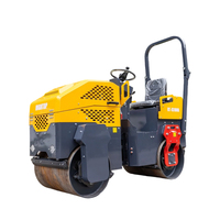 Compacteur routier hydraulique complet HIGHTOP de 1 tonne avec mini rouleau à double tambour et moteur diesel à vendre