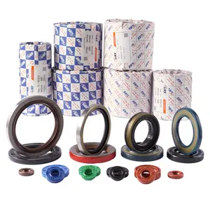 TJKS Rubber Oil Seal Double Lip Single Lip Seals PTFE/NBR/FKM Seal With Spring