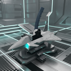 Simulador de Carreras 9D VR, Cine Volador, Consola de Juegos, PS5, <span class=keywords><strong>PC</strong></span>, Jet Fighter Metálico, Parque de Aventuras Comercial Interior, Juego VR, Marca JH - Product Image 1