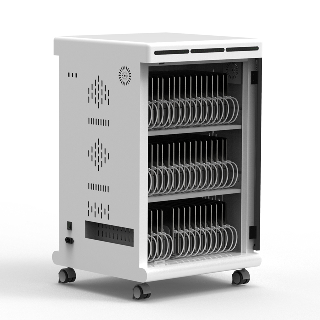 Smart Tablet Laptop Charging Station Cart Charging Cabinet for Multiple Devices