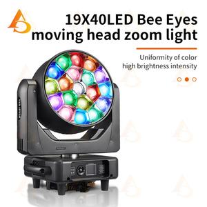 Venta al por Mayor Personalizada de 19 Piezas de Luces Móviles de 40w Tipo Ojo de Abeja RGBW, Luces Móviles LED Sharpy - Product Image 2