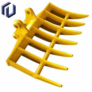 EU Backhoe Stick Rake for 420 Root Rake for 3CX Mini Digger Stick Rake 27 45 with Hard Face - Product Image 2