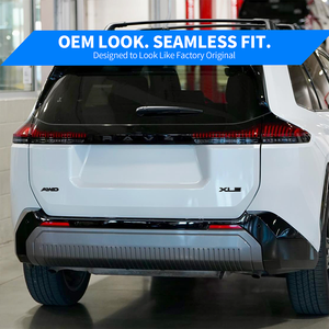 Kostenloser Versand 4 Stück ABS Auto-Embleme Heckklappen-Karosserie-Aufkleber für 2026+ RAV4 HEV XLE AWD Blackout Overlay Emblem Abzeichen - Product Image 5