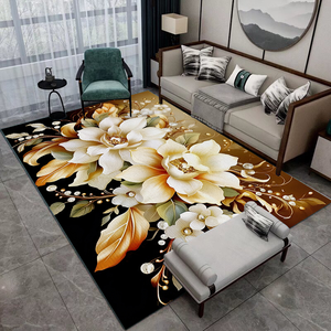 <span class=keywords><strong>Tappeto</strong></span> a farfalla moderno con stampa di <span class=keywords><strong>fiori</strong></span> per soggiorno, - Product Image 3