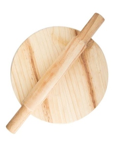 Rodillo de madera de Acacia para cocina, accesorios de calidad superior, tablero decorativo con acabado Natural - Product Image 6